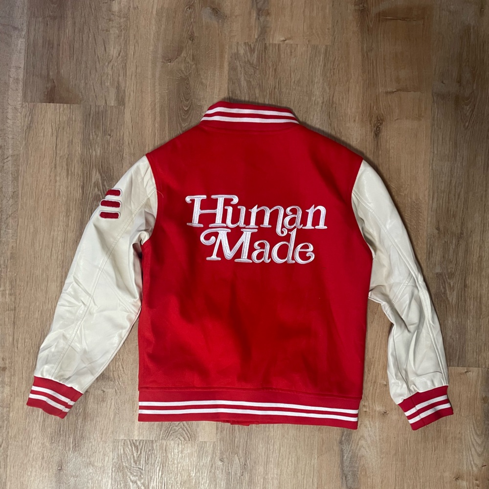 Human Made Girls Don’t Cry Dry Alls Varsity Jacket - Picture 9 of 13